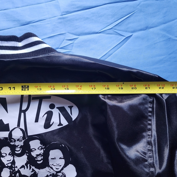 HEADWEAR CLASSICS MEN'S MARTIN LAWRENCE SATIN JACKET BLACK SIZE XLARGE NEW!!!! - Picture 11 of 14